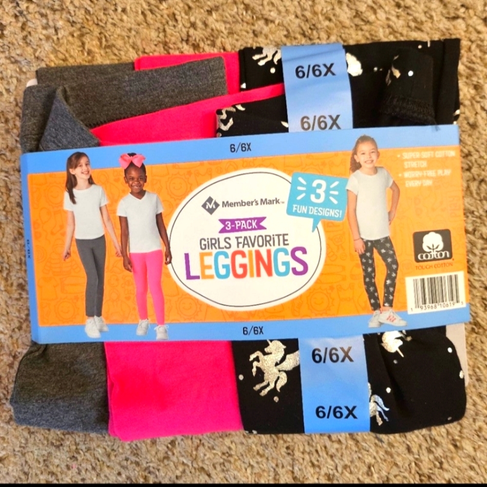 Members mark Girls leggings